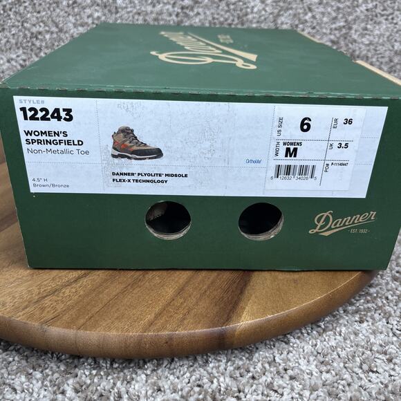 Size 6 -Danner Springfield Women's Composite Toe Work Boot Shoes 12243 4.5 In - Picture 10 of 10